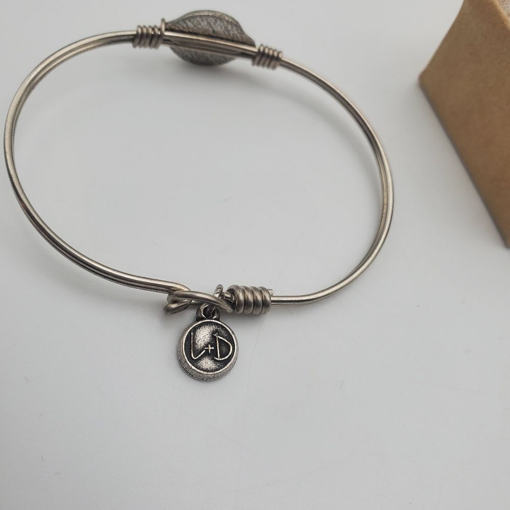 Luca and Dani sterling silver baby footprints baby feet bracelet expecting mom